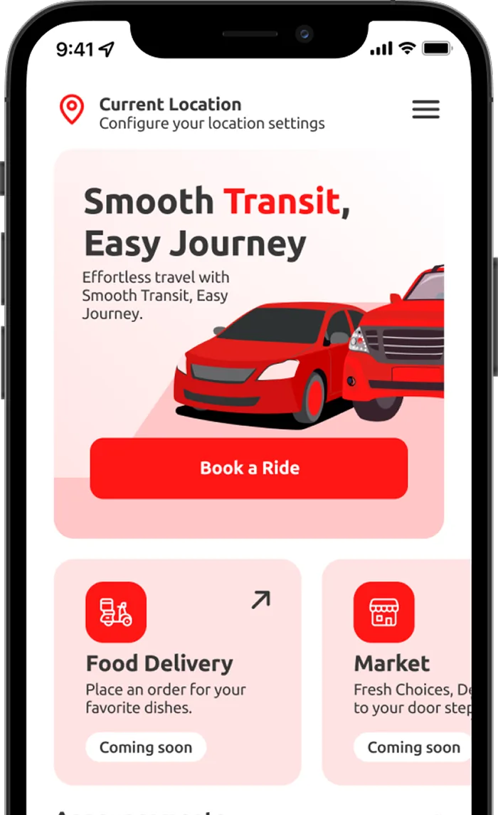 UNLA LA app ride details screen